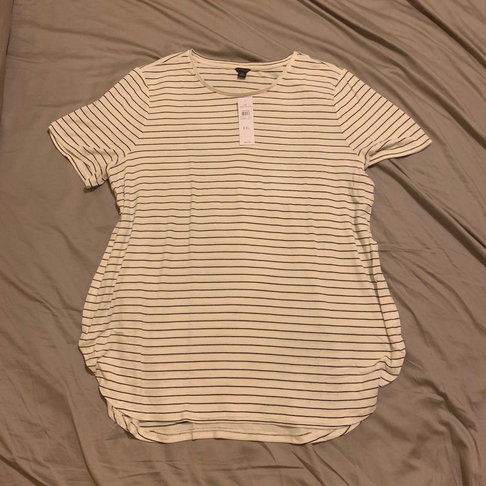 Ann Taylor striped Blouse Size XXL